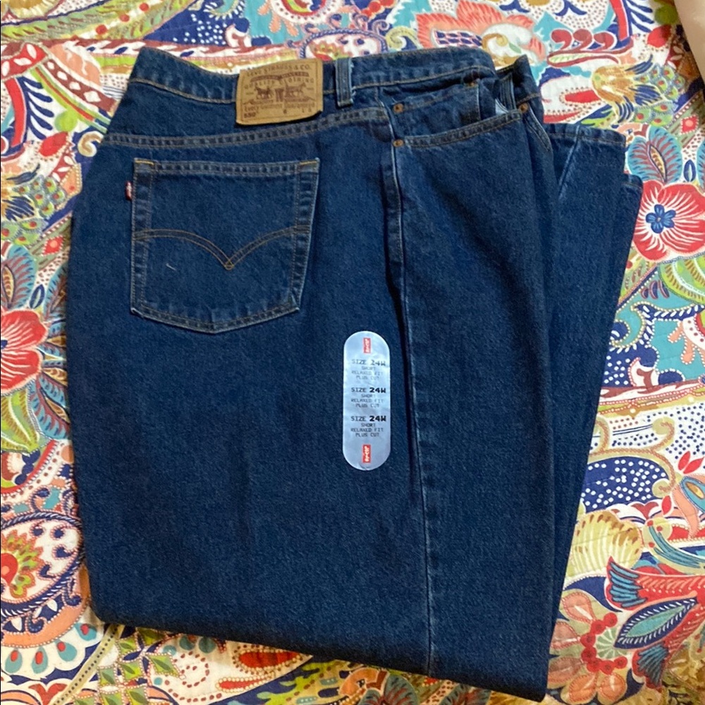 Levi's Blue Relaxed Fit Jeans Timeless Comfort in classic women plus size